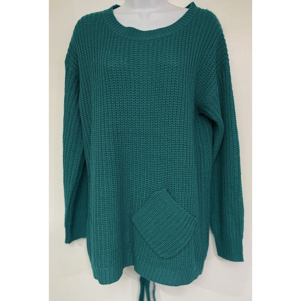 Icon Apparel Women Open at the back with laces and a pocket on the front Size L